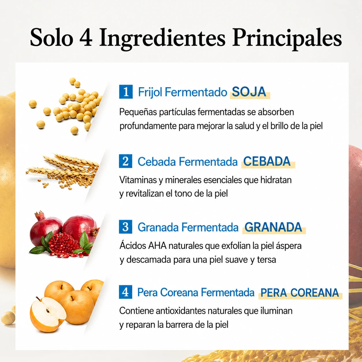 Bean Essence Primium - Escencia exfoliante